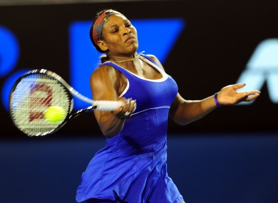Serena Williams: cruised through.