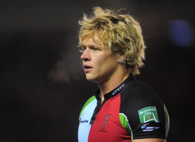 Harlequins' Matt Hopper, one of five new faces added to the England Saxons squad today.