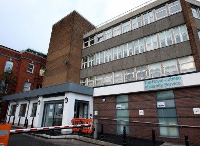 The Royal Jubilee Maternity Hospital, where the deaths took place