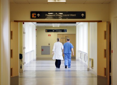 A corridor at Connolly Hospital