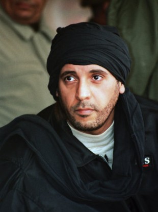 Undated photo released in September 2011 of Al-Saadi Gaddafi.