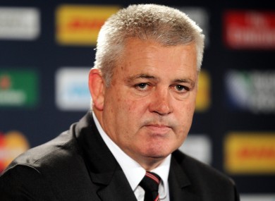 Gatland is expected to wait until tomorrow to name his team.