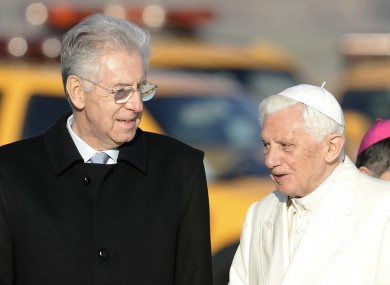 Italian premier Mario Monti meets with Pope Benedict XVI in November. Monti has announced plans to close a tax loophole which may cost the Italian Church up to €2 billion a year.