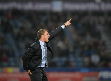 Clark: fired following last night's defeat against Sheffield United.