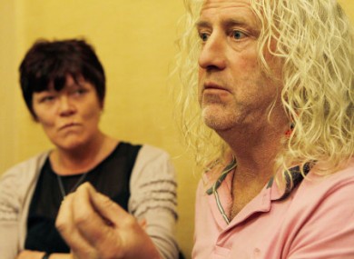 TDs Joan Collins and Mick Wallace at a press conference in December.