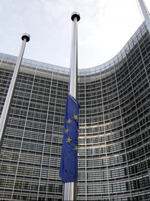 Flying high? The EU economy shrank for the first time in 30 months at the end of 2011.