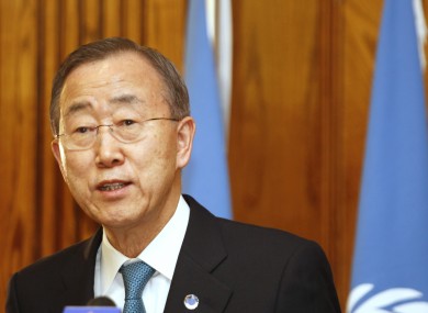 UN Secretary-General Ban Ki-moon