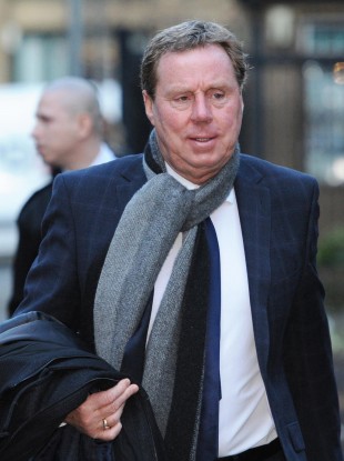 Harry Redknapp arrives at Southwark Crown Court this morning.