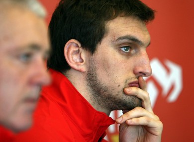 Warburton missed the second half of last Sunday's game through injury.