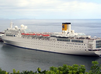 The Costa Allegra cruise ship in Genoa's harbour in Italy (File photo)