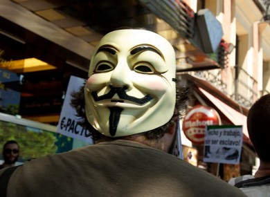 Hackers allied to the Anonymous movement have posted passwords used to access and edit pages on a website controlled by the Department of Foreign Affairs.