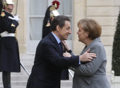 Merkozy in Paris on Monday.