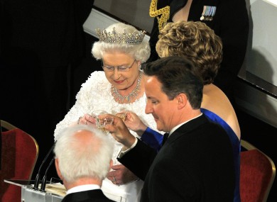 Spending on the visit of the Queen and Barack Obama accounted for most of the government's entertainment spending last year.