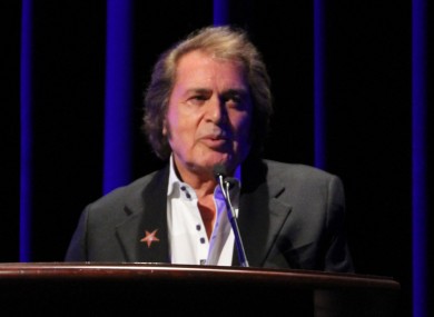 Engelbert Humperdinck, pictured in Las Vegas last year, will be the oldest ever Eurovision entrant.