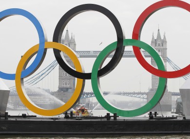 The London Olympics will take place between July 27 and August 12.