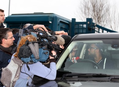 Rangers' Kyle Bartley speaks to the press about the club's plight.