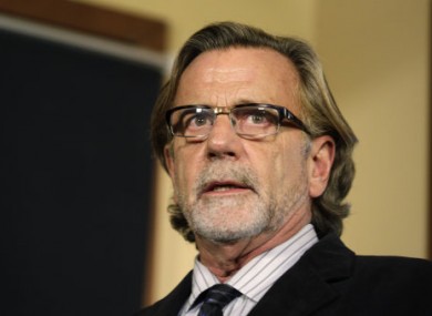 Lawyer John Henry Browne speaking to journalists yesterday.
