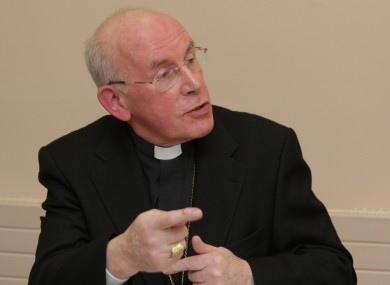 Cardinal Seán Brady at the press conference in Maynooth today on the publication of the Visitation's findings.