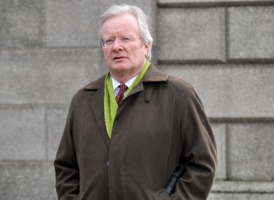 Judge Alan Mahon arriving at the Four Courts in Dublin last week. He has chaired the tribunal since 2003.
