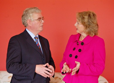 Nessa Childers MEP with Labour Party leader Eamon Gilmore