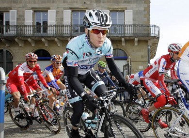 Leipheimer in action during last month's Paris-Nice.