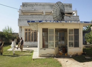 The guesthouse at the Abbottabad compound.