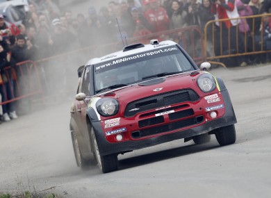 Donnelly will drive the Mini Cooper WRC through the streets of Dublin.