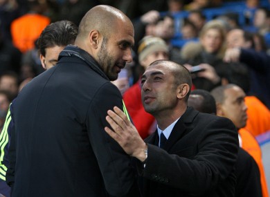 Pep and Roberto: little and large
