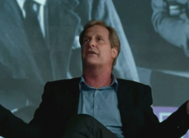 Greg Daniels as Will McAvoy, starring in Aaron Sorkin's new TV drama The Newsroom.