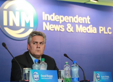 Former IN&M chief executive Gavin O'Reilly at last year's AGM.