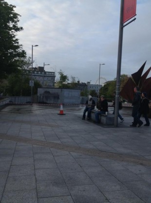 Eyre Square this morning
