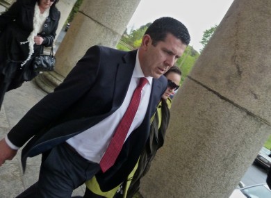 Fred Forsey leaving Waterford Circuit Court today following the guilty verdict.