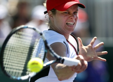 Kim Clijsters: bowing out after glittering career.
