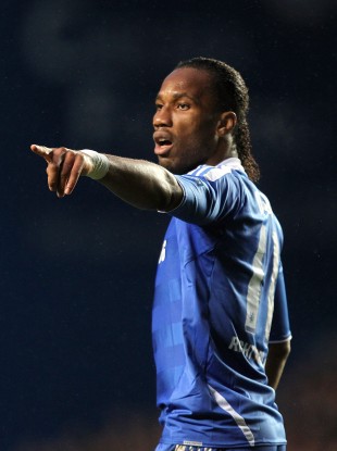 Chelsea striker, Didier Drogba.