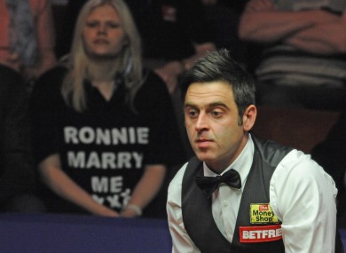 O'Sullivan won six frames in a row today to put himself strongly in contention for a place in the final.