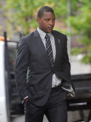 Bramble arriving in court today.