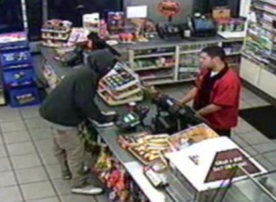 Screengrab of the security video in the convenience store Trayon Martin was in moments before he encountered George Zimmerman