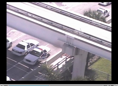 Still from surveillance video capturing attack