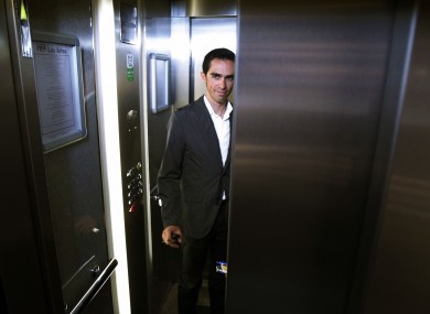 Alberto Contador: back in action.
