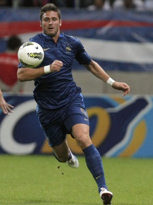 Giroud featured for France at Euro 2012.