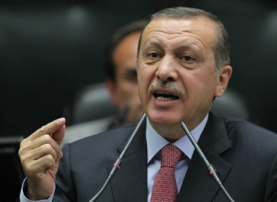 Turkey's Prime Minister Recept Tayyip Erdogan.