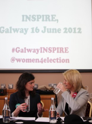 Niamh Gallagher and Senator Lorraine Higgins.