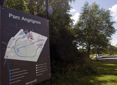 Parc Angrignon in Montreal where the remains were found