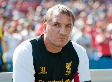 Liverpool Manager Brendan Rodgers in Toronto this weekend.