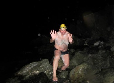 Steve completes his final challenge yesterday in Japan