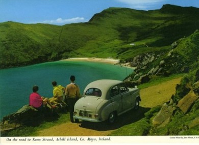 A wonderful John Hinde photograph of Achill Island.