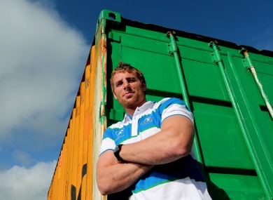 Connacht's Gavin Duffy at a press conference in the Sportsgrounds yesterday.