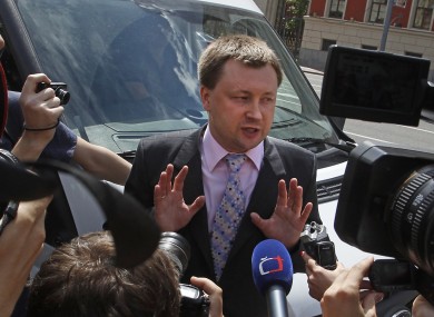 Russian gay activist Nikolai Alexeyev