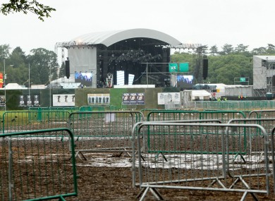 The site in Phoenix Park where Swedish House Mafia performed in July.