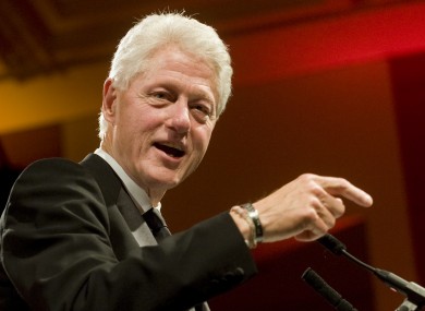 Former US President Bill Clinton.